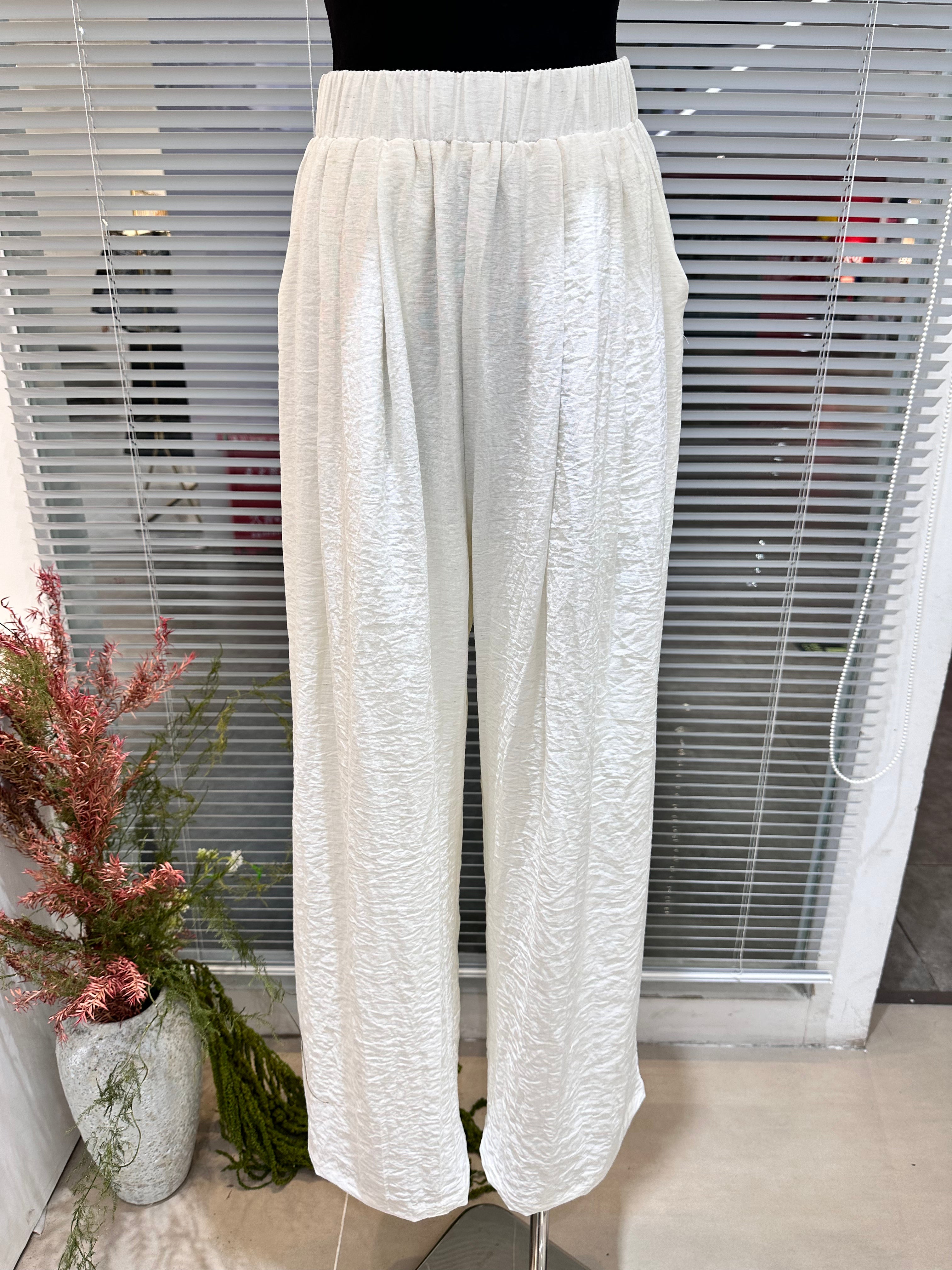 Linen Printed Suit Skirt